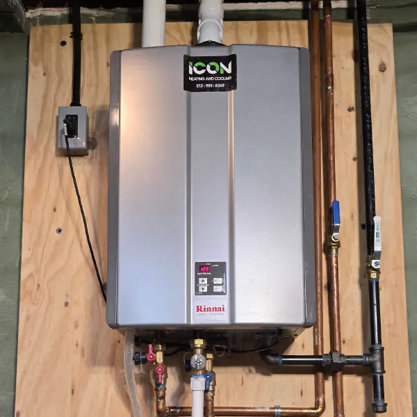 ICON Heating and Cooling tankless water heater service