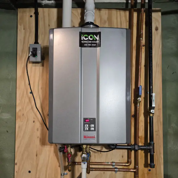 ICON Heating and Cooling tankless water heater service